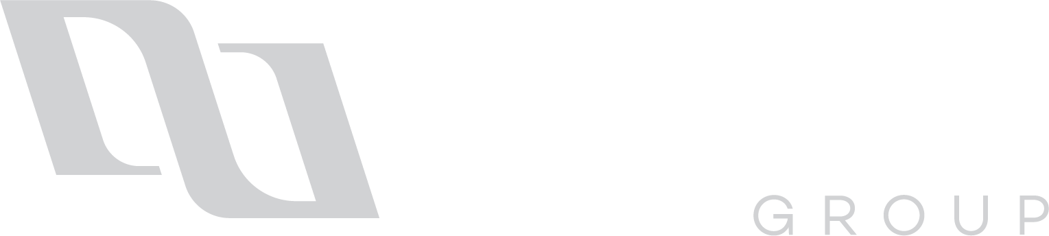 DUKA Group logo in white and grey, featuring bold and italicised typography for a modern and dynamic corporate image.